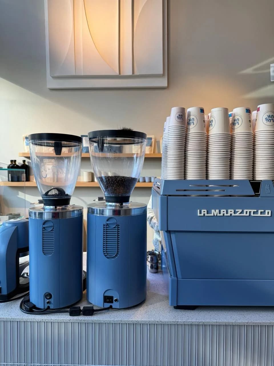 Blaue La Marzocco